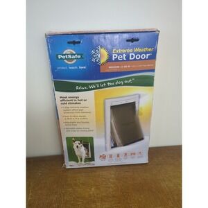 PetSafe Extreme Weather Pet Dog Door with 3 Flaps Insualted‎ Size MEDIUM - NEW